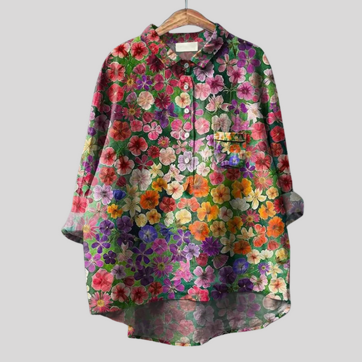 Zandra | Vintage Floral Blouse