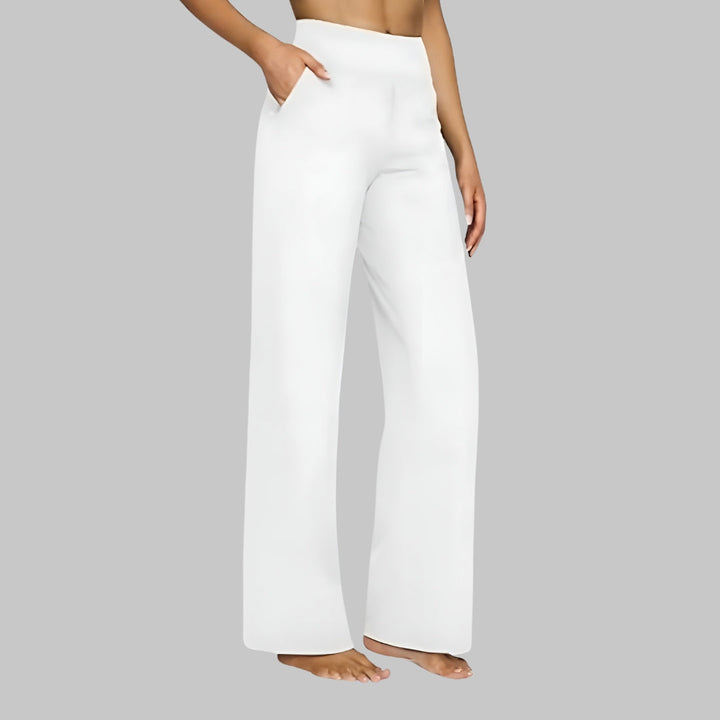 Renata | Minimalist Elastic-Waist Straight Pants