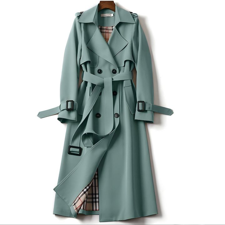 Thalassa | Elegant Double-Breasted Trench Coat