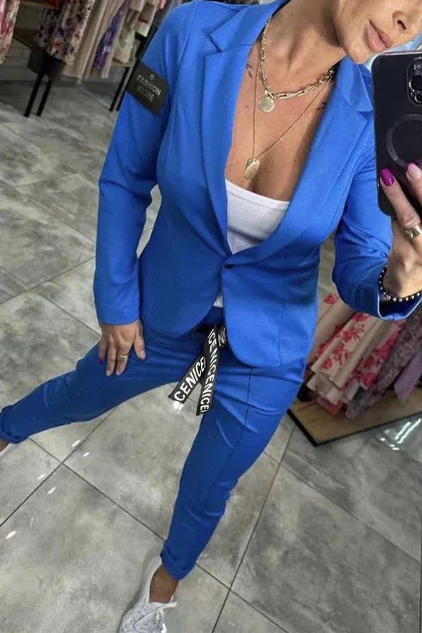 Lena | Modern Casual Chic Blazer and Pants Set