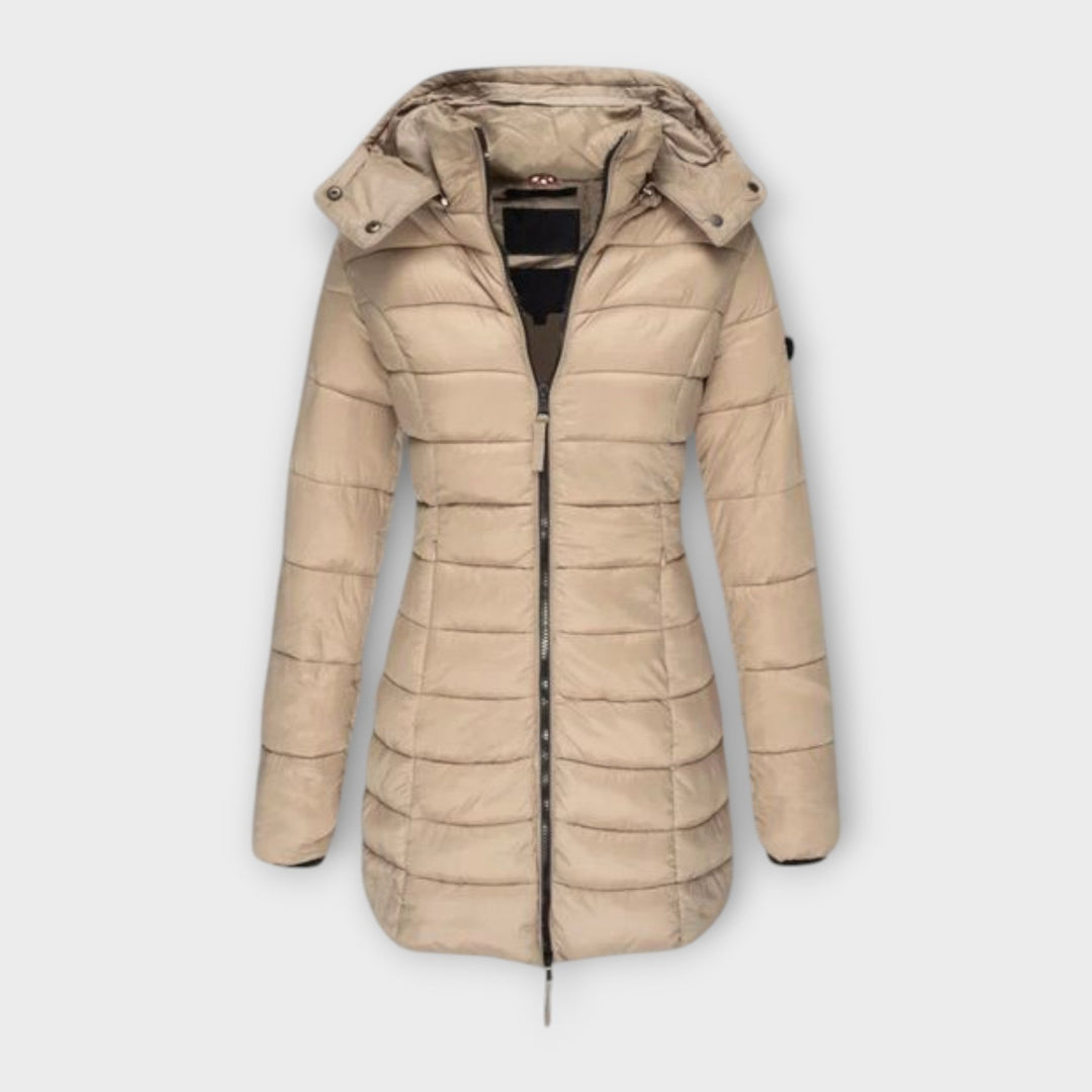 Theda | Lightweight Long Down-Style Puffer Winter Coat