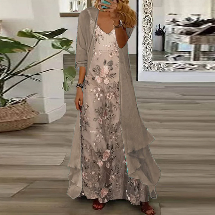 Nina | Two-Piece Long Dress Set