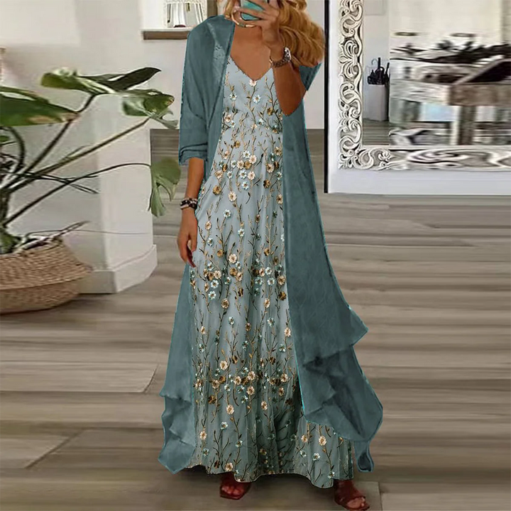 Nina | Two-Piece Long Dress Set