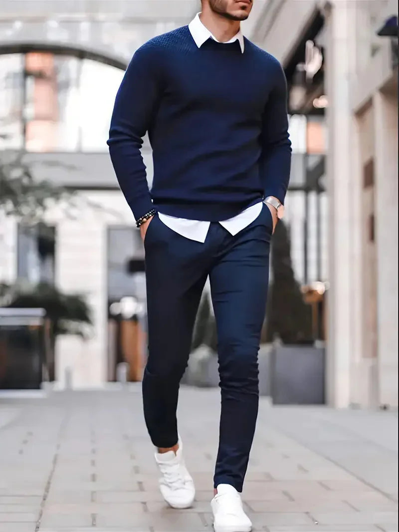 Finnian | Soft Knit Crew Neck Sweater