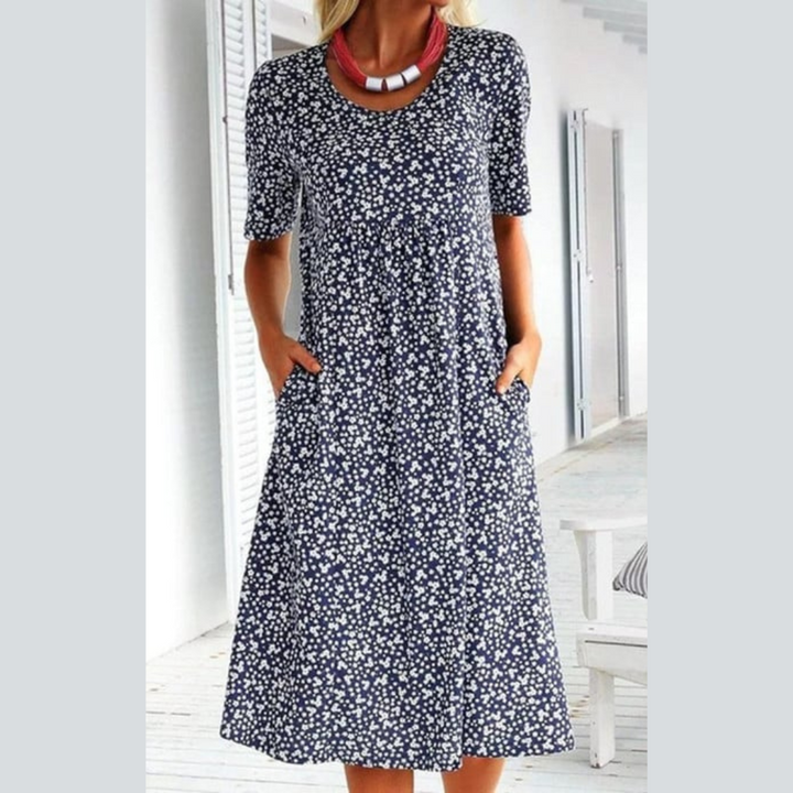 Windy | Casual Floral Midi Dress