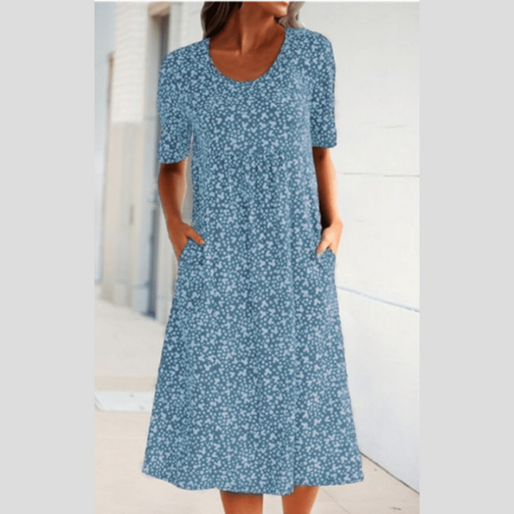 Windy | Casual Floral Midi Dress