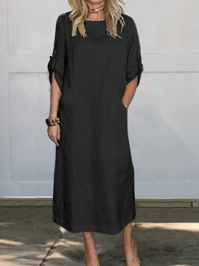 Jamaica | Casual Midi Pocket Dress