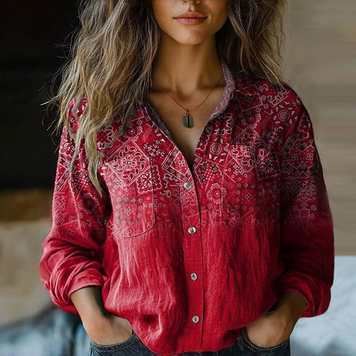 Ricca | Vintage Printed Blouse