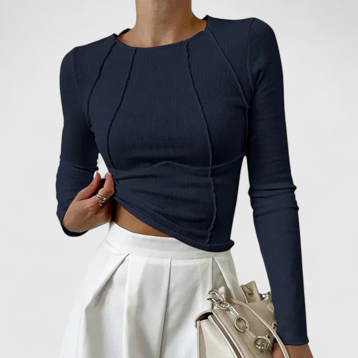 Kimberly | Fitted Long Sleeve Top