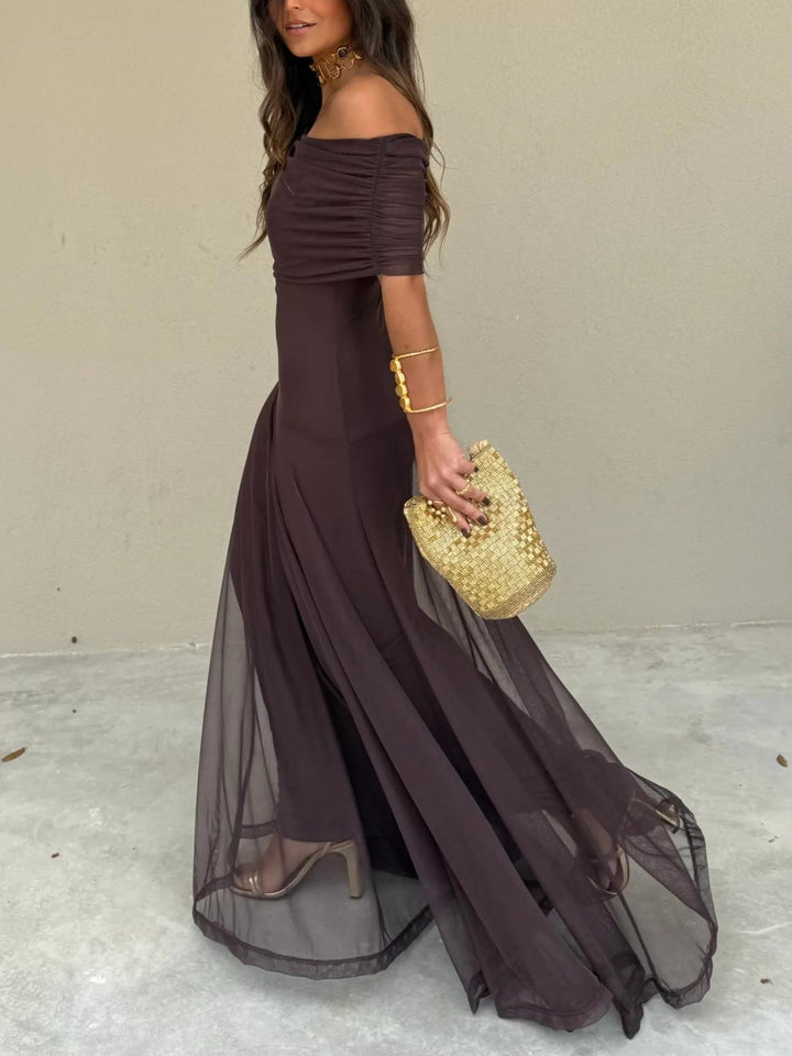 Mariane | Off-Shoulder Maxi Dress