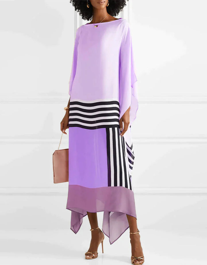 Shannen | Striped Kaftan Dress