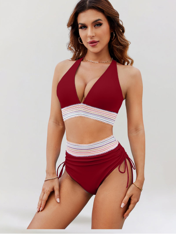 Frances | Tummy Control High Waist Bikini Set