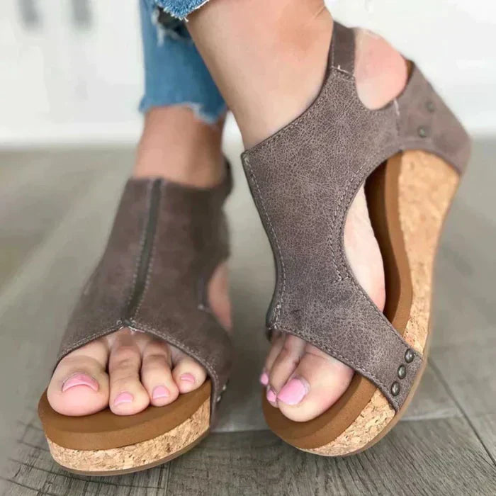 Lorna | Stylish Wedge Sandals