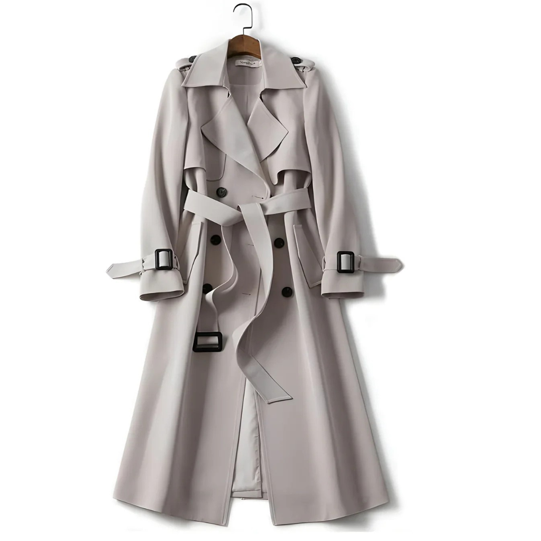Thalassa | Elegant Double-Breasted Trench Coat