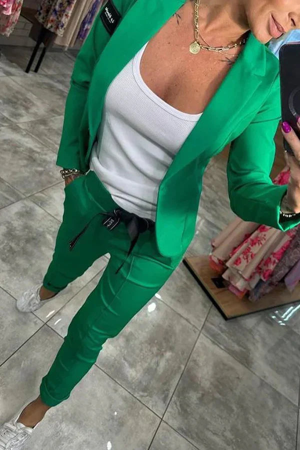 Lena | Modern Casual Chic Blazer and Pants Set