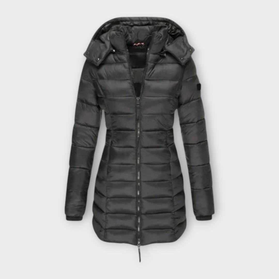 Theda | Lightweight Long Down-Style Puffer Winter Coat