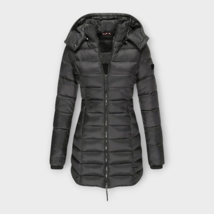 Theda | Lightweight Long Down-Style Puffer Winter Coat