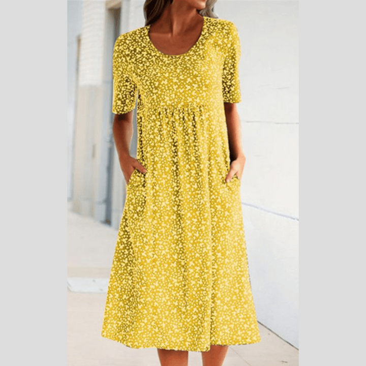 Windy | Casual Floral Midi Dress