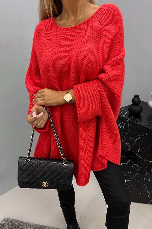 Rosie | Cozy Oversized Textured Knit Sweater