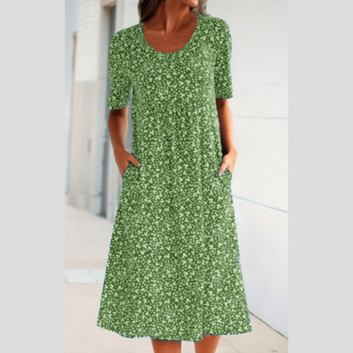 Windy | Casual Floral Midi Dress