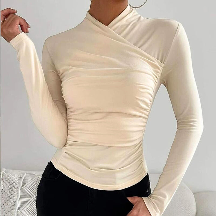 Mirabelle | Elegant Cross Neck Top