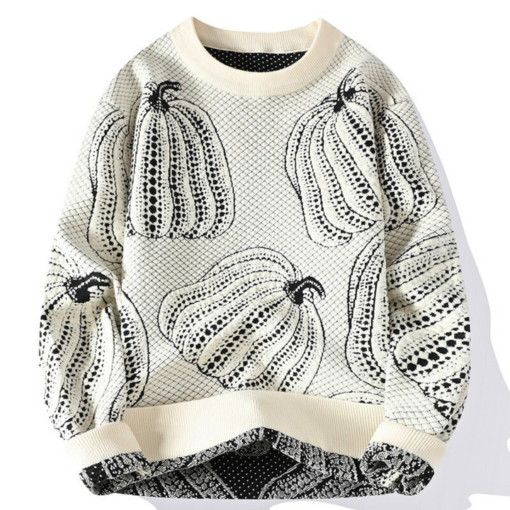 Jarek | Classic Soft Knit Pumpkin Sweater