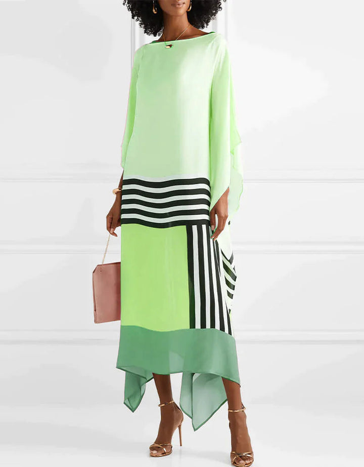 Shannen | Striped Kaftan Dress
