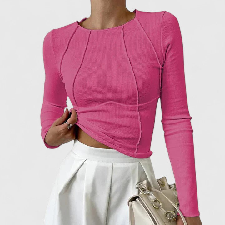 Kimberly | Fitted Long Sleeve Top