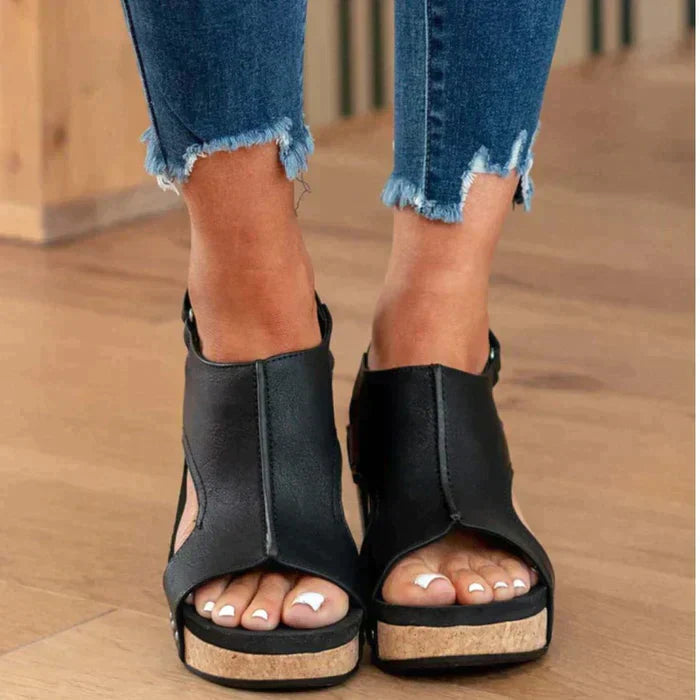 Lorna | Stylish Wedge Sandals