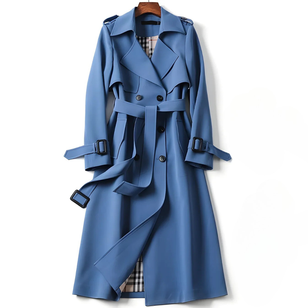 Thalassa | Elegant Double-Breasted Trench Coat