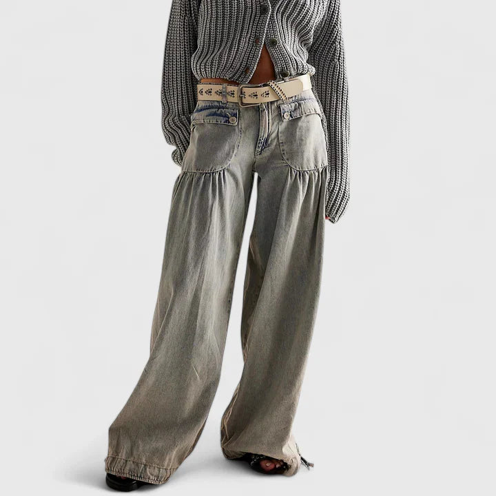 Lani | High-Waisted Wide-Leg Pleated Pants