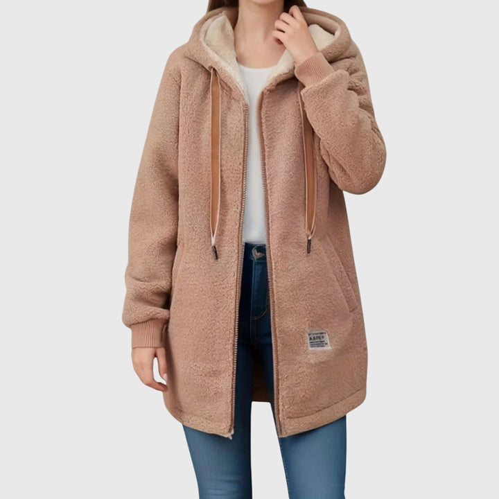 Talia | Cozy Casual Longline Jacket with Hood