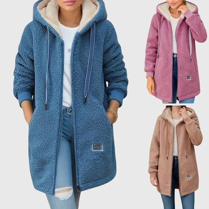 Talia | Cozy Casual Longline Jacket with Hood