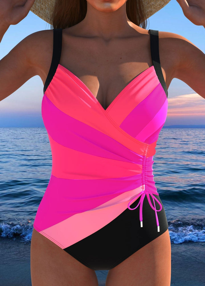 Marga | Surplice Ruched Swimsuit