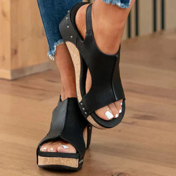 Lorna | Stylish Wedge Sandals