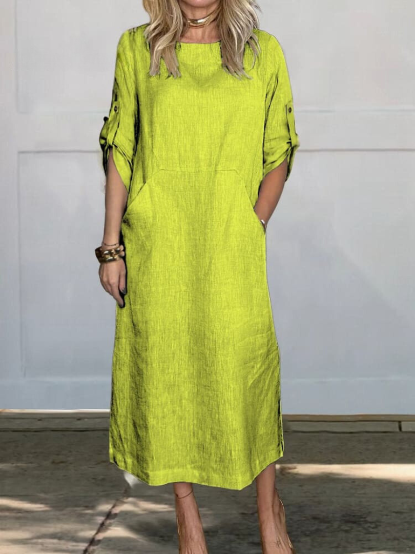Jamaica | Casual Midi Pocket Dress