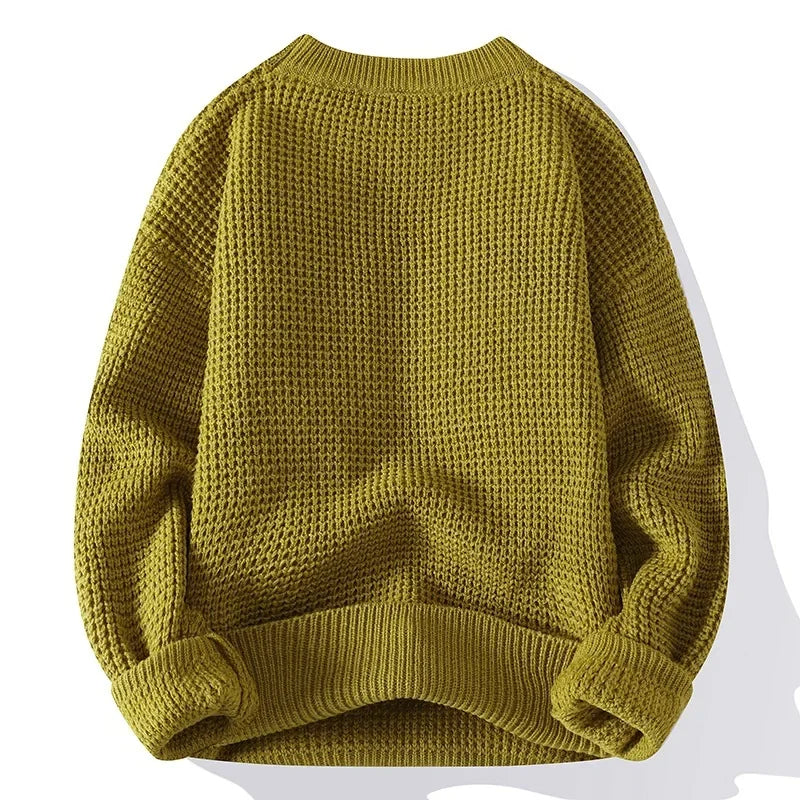 Silas | Premium Textured Honeycomb Knit Sweater