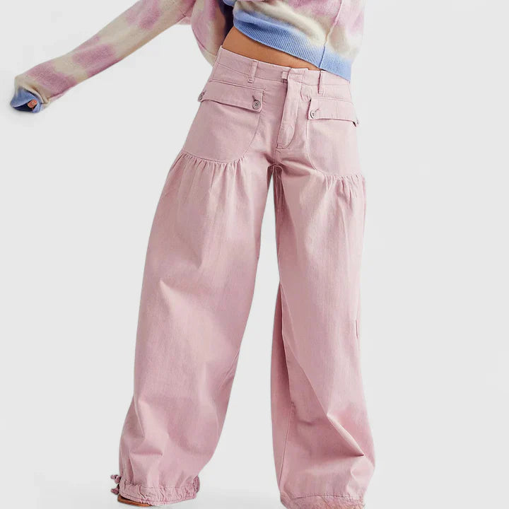 Lani | High-Waisted Wide-Leg Pleated Pants