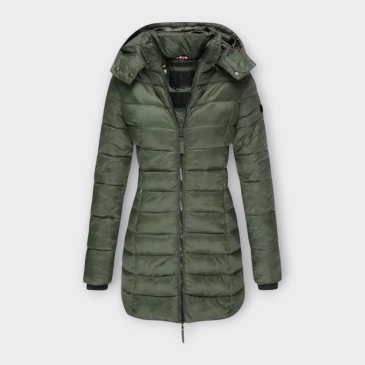 Theda | Lightweight Long Down-Style Puffer Winter Coat