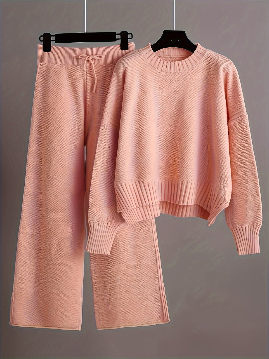 Velina | Cozy Lounge Set with Oversized Sweater and Flowing Pants