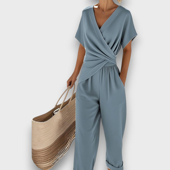 Ellaine | Jumpsuit with wrap look