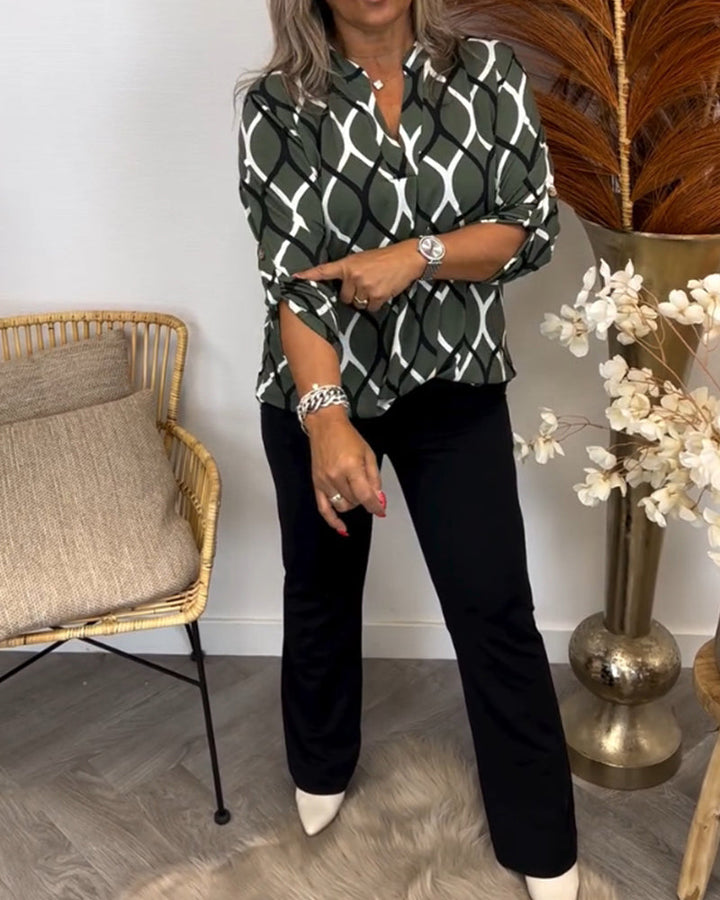 Nica | Graphic Print Blouse
