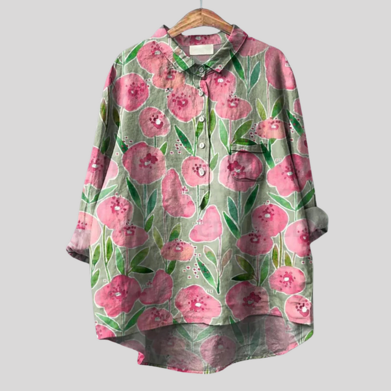 Zandra | Vintage Floral Blouse
