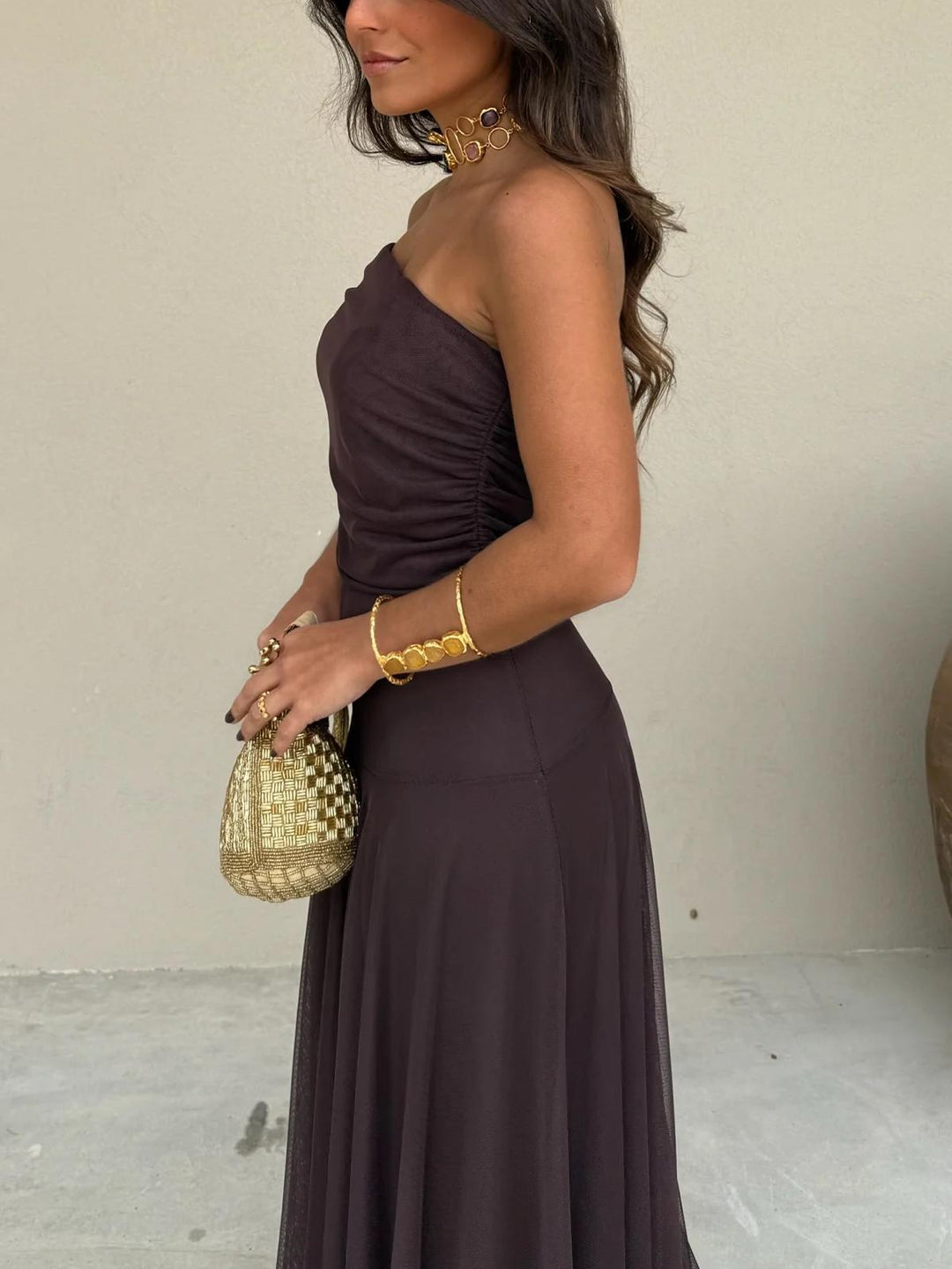 Mariane | Off-Shoulder Maxi Dress