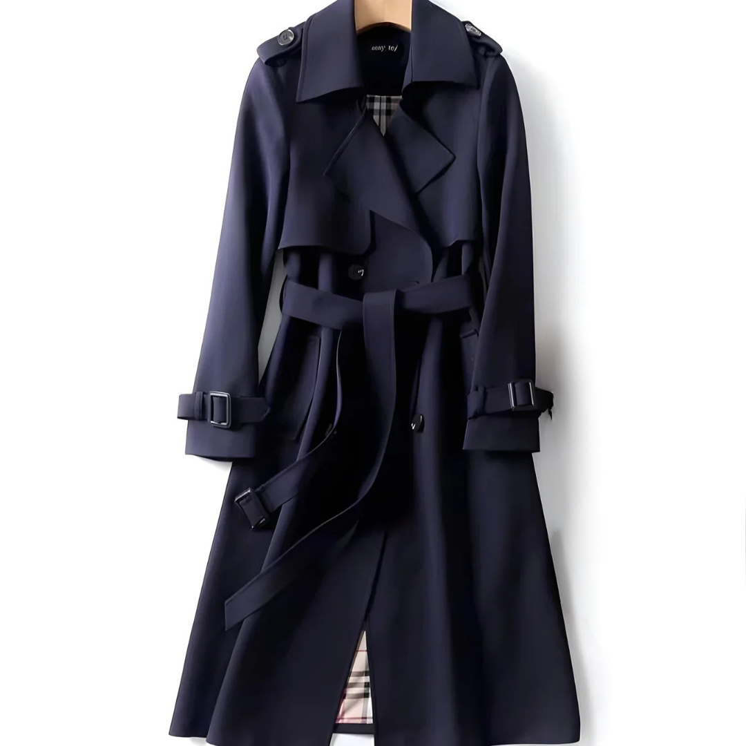 Thalassa | Elegant Double-Breasted Trench Coat
