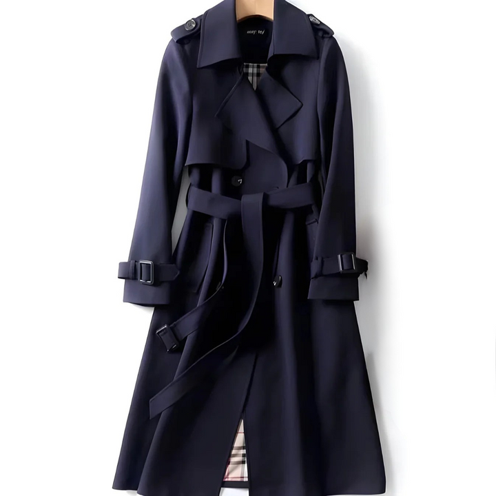 Thalassa | Elegant Double-Breasted Trench Coat
