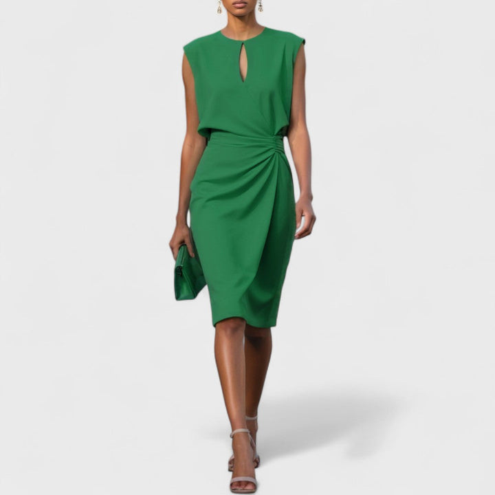 Lucia | Classy Modern Look Midi Dress