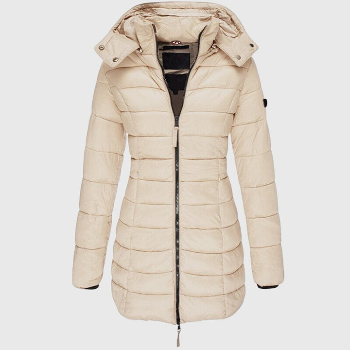 Novalie | Lightweight Long Hooded Down Jacket