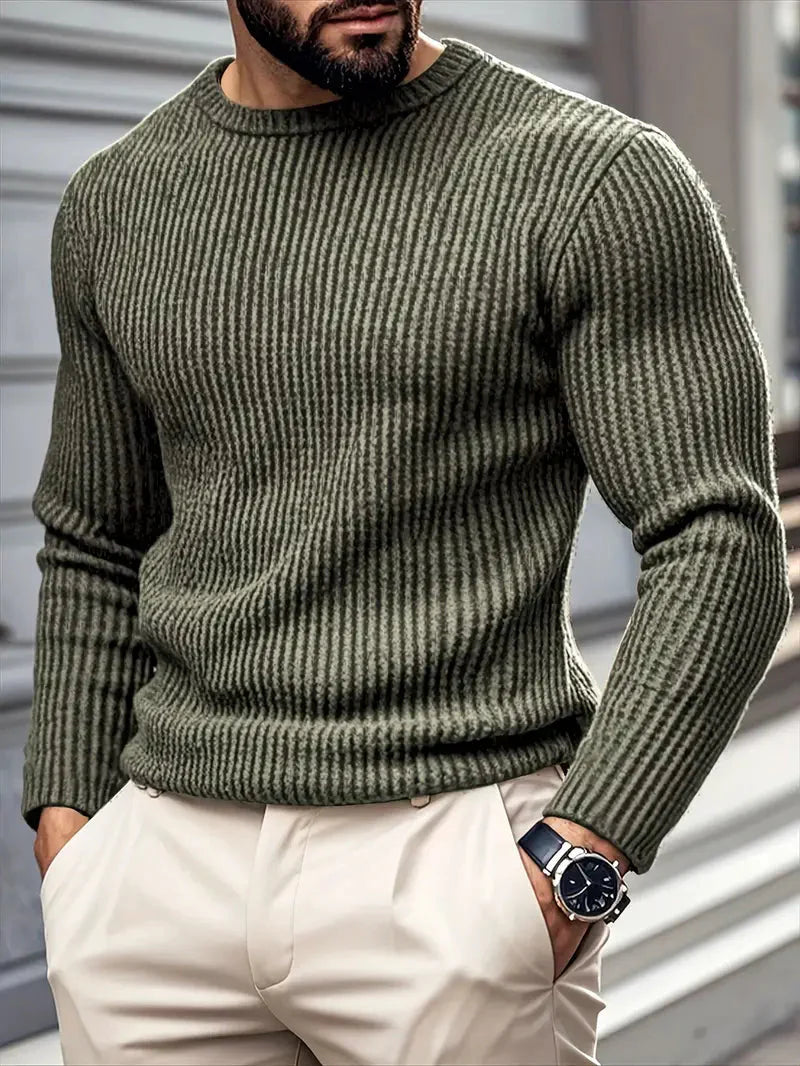 Garrick | Premium Knit Crew Neck Sweater