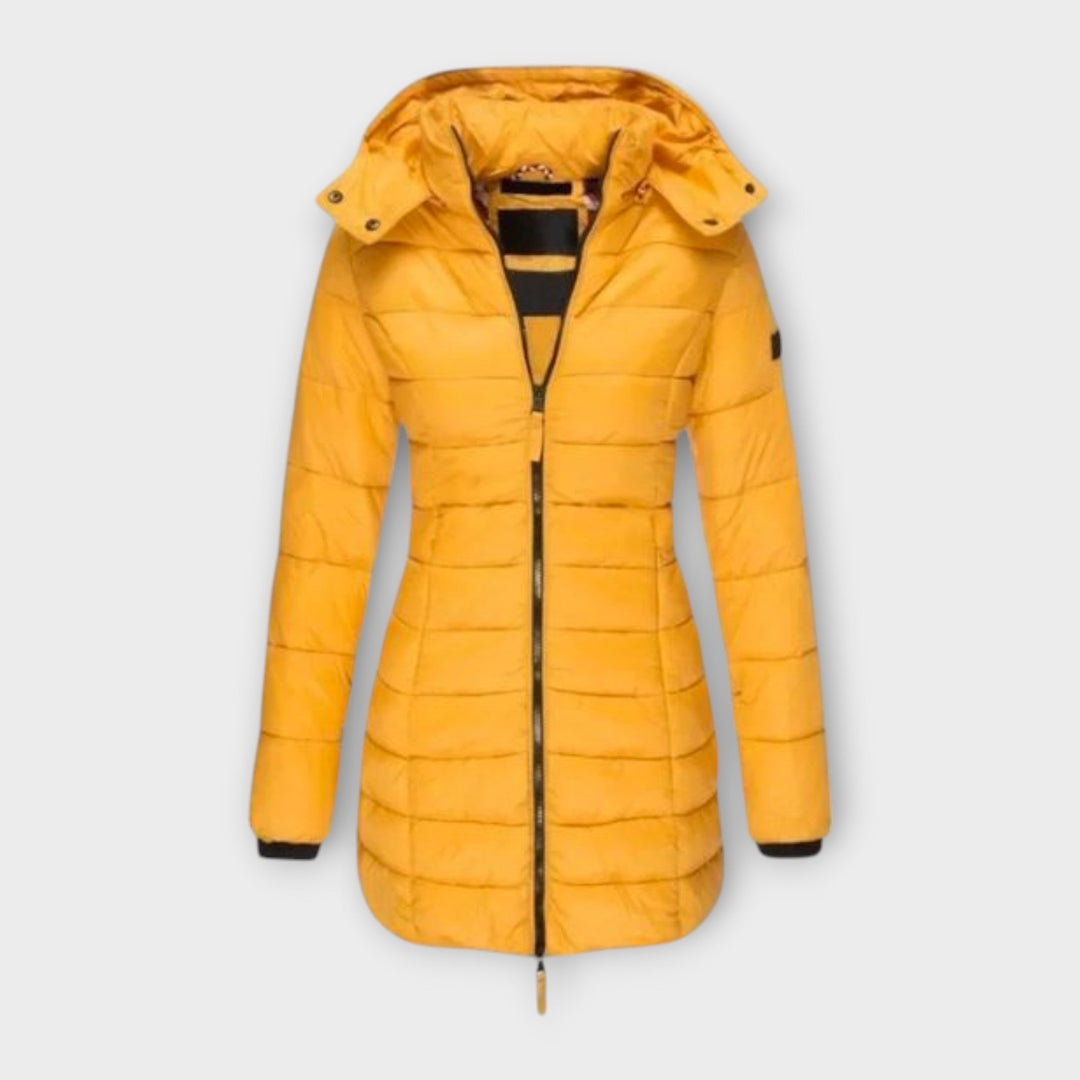 Theda | Lightweight Long Down-Style Puffer Winter Coat